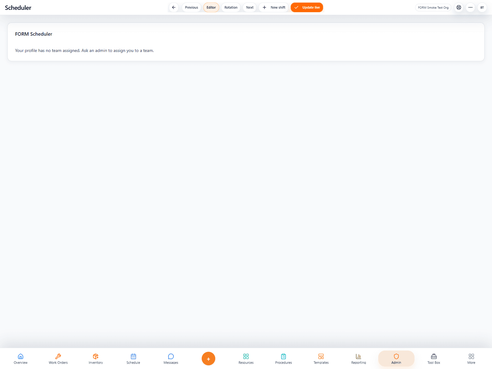 FORM Schedule viewer